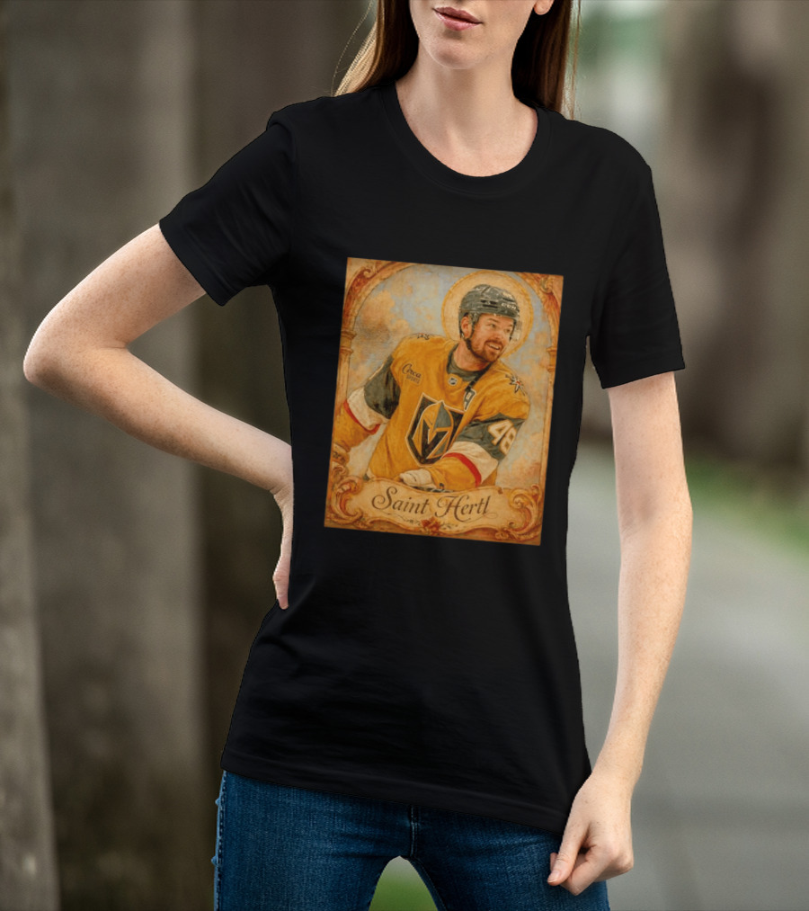Tomas Hertl Vegas Golden Knights Saint Hertl NHL Circa Sports T-Shirt