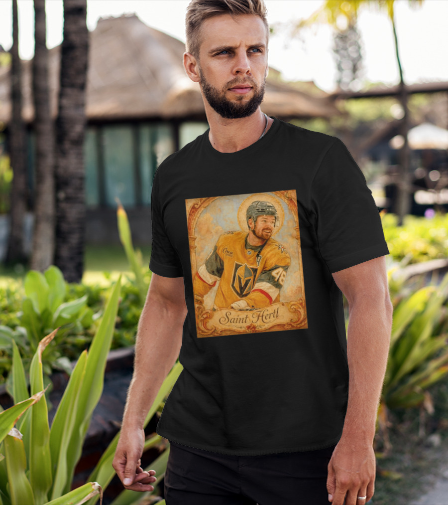 Tomas Hertl Vegas Golden Knights Saint Hertl NHL Circa Sports T-Shirt