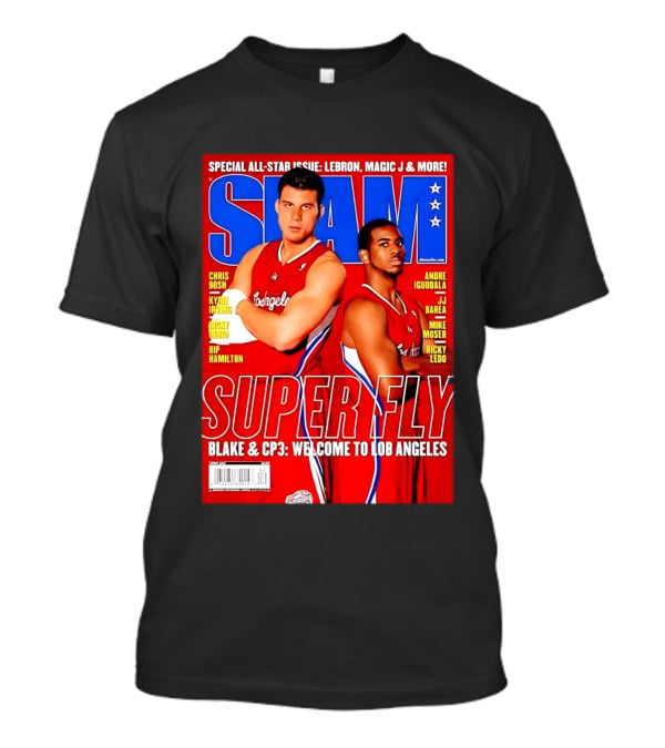SLAM Magazine Super Fly Blake Griffin Chris Paul Welcome To Lob Angeles T-Shirt
