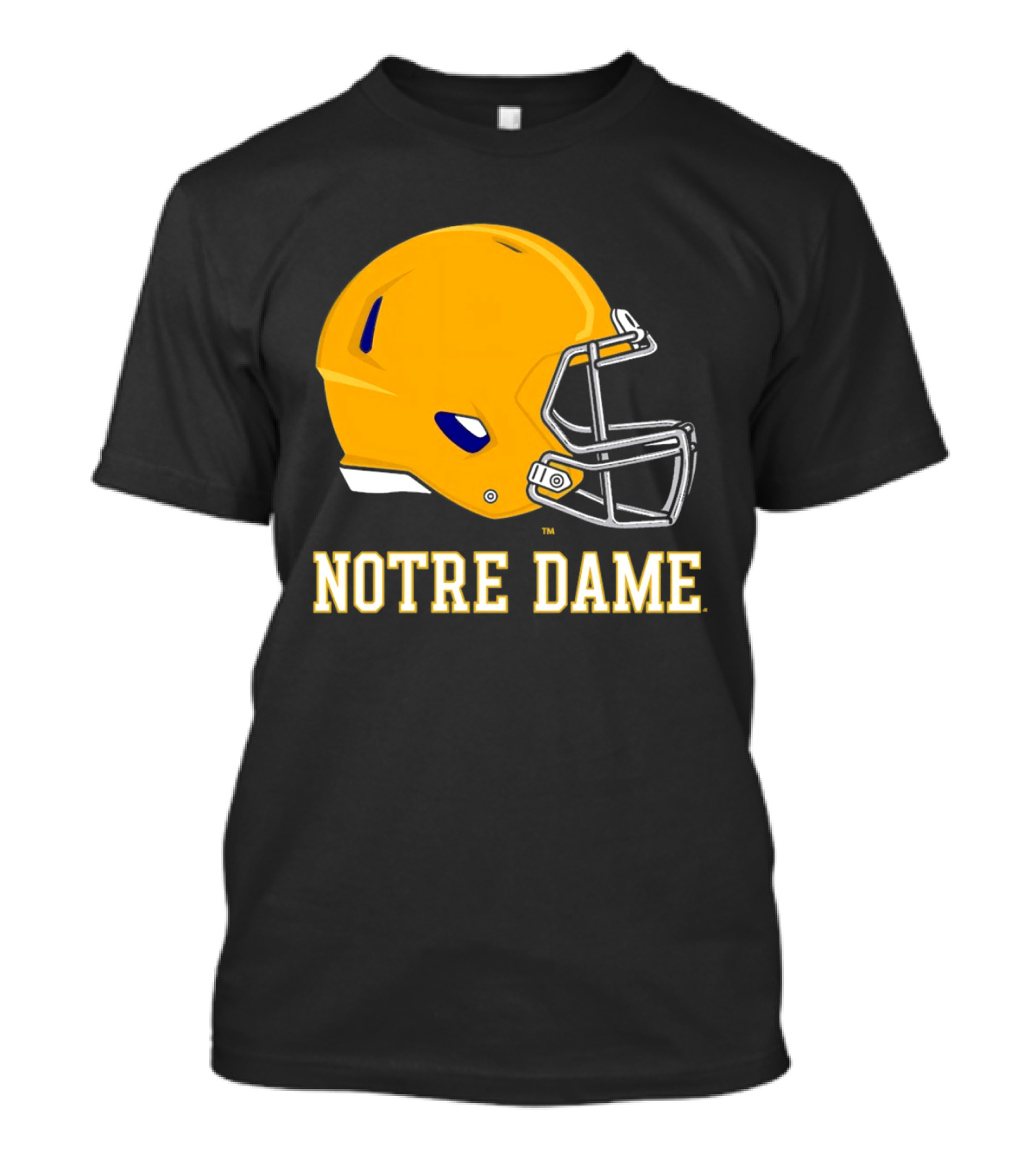 Notre Dame Fighting Irish Football Helmet T-Shirt