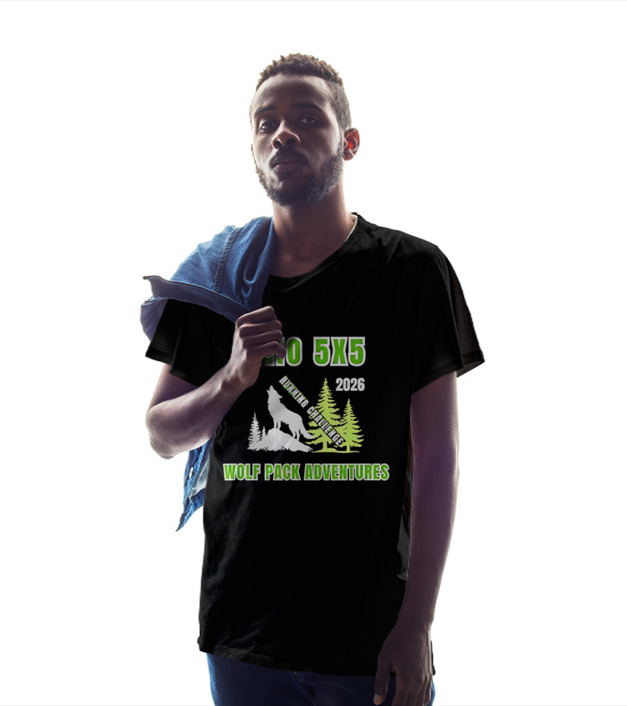Ohio 5x5 2026 Running Challenge Wolf Pack Adventures T-Shirt