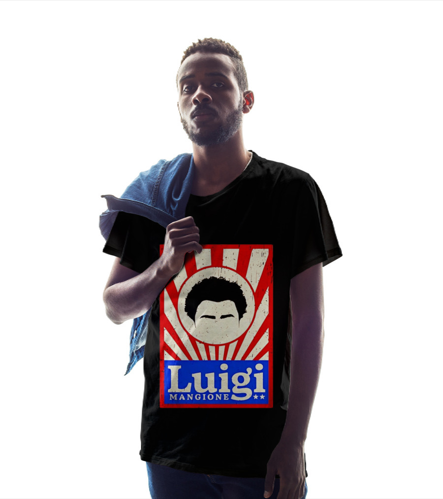Luigi Mangione Red White Blue Campaign T-Shirt