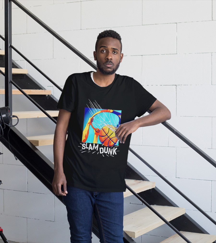 Slam Dunk Basketball Children's Place Hoop Action Kids T-Shirt