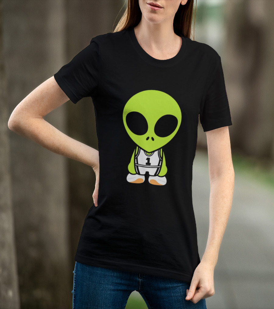 Victor Wembanyama San Antonio Spurs NBA Alien Player Number 1 Basketball T-Shirt