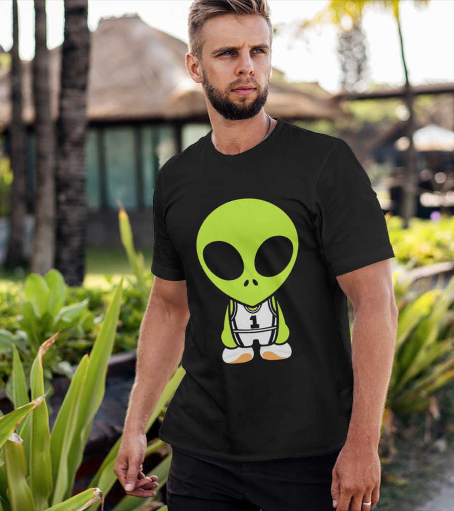 Victor Wembanyama San Antonio Spurs NBA Alien Player Number 1 Basketball T-Shirt
