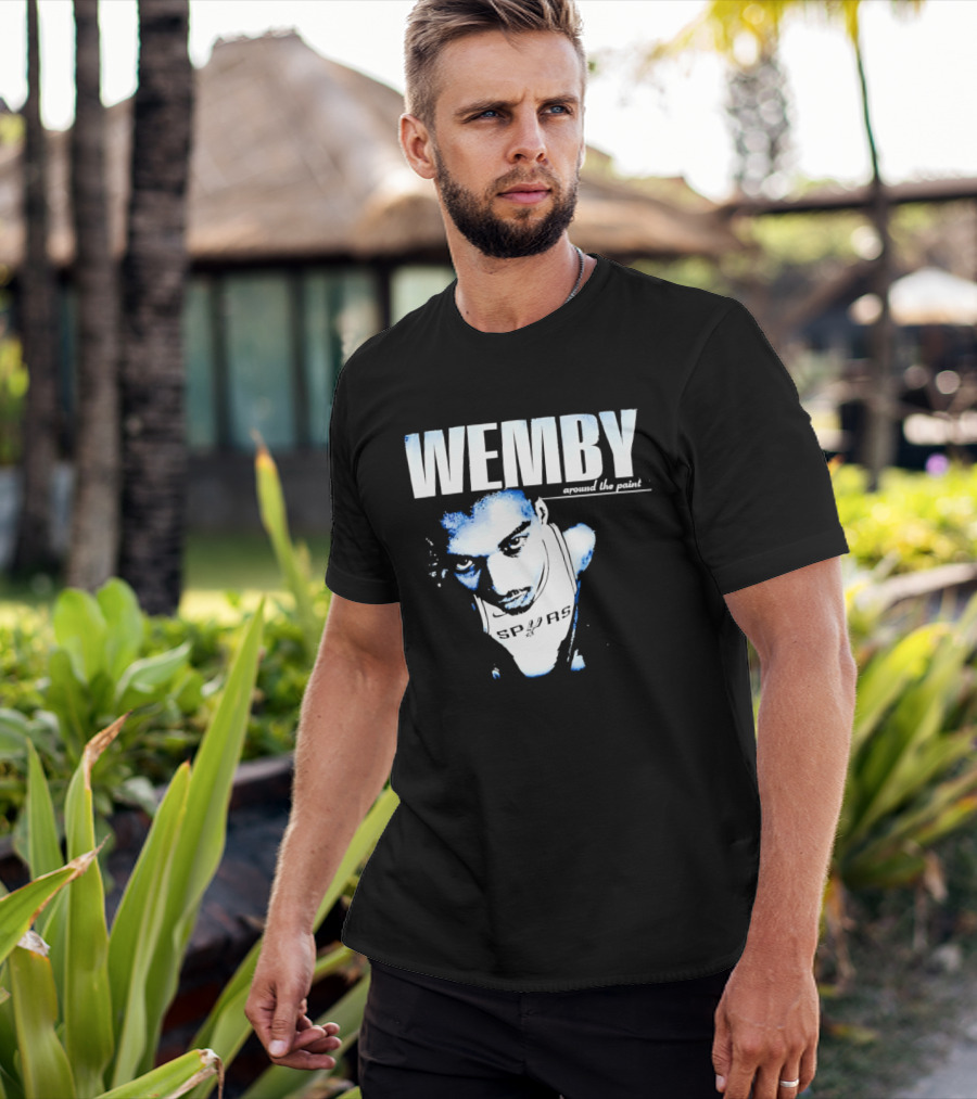 Wemby Around The Point Victor Wembanyama NBA 2026 San Antonio Spurs T-Shirt