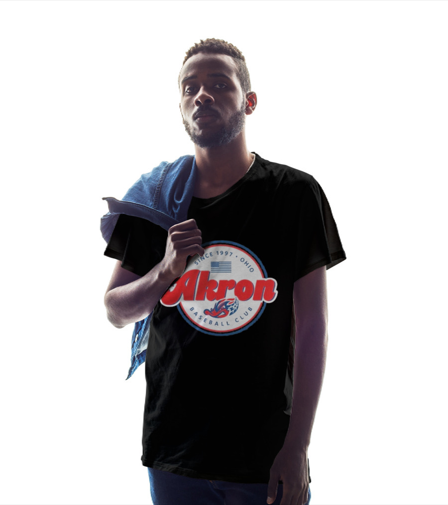 Since 1997 Akron Ohio Baseball Club USA Flag T-Shirt