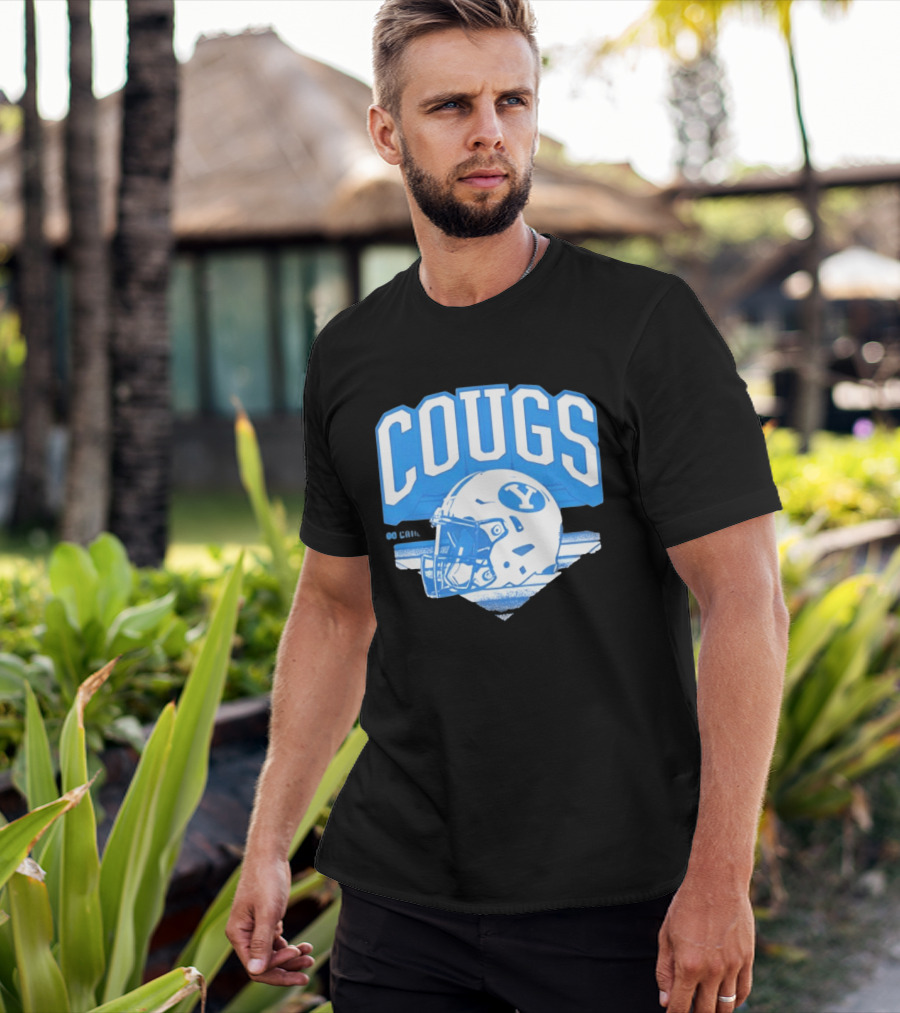 BYU Cougars Football Helmet Gameday Spirit T-Shirt