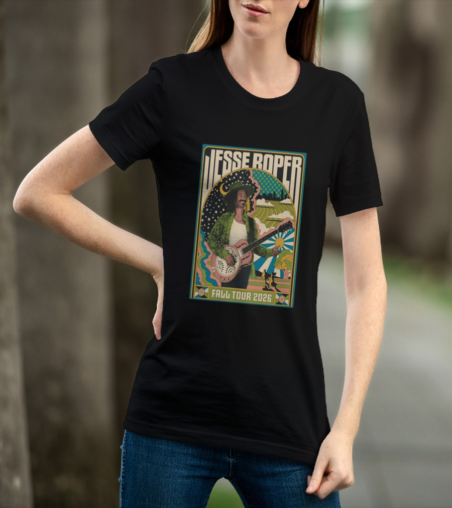 Jesse Roper Fall Tour 2026 Retro Psychedelic Music T-Shirt