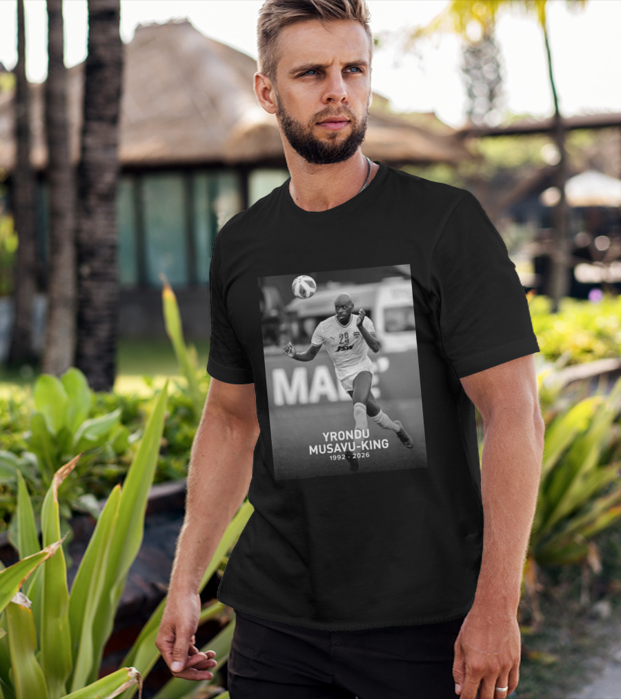 Yrondu Musavu King 29 JSW 1992 2026 Soccer Player T-Shirt