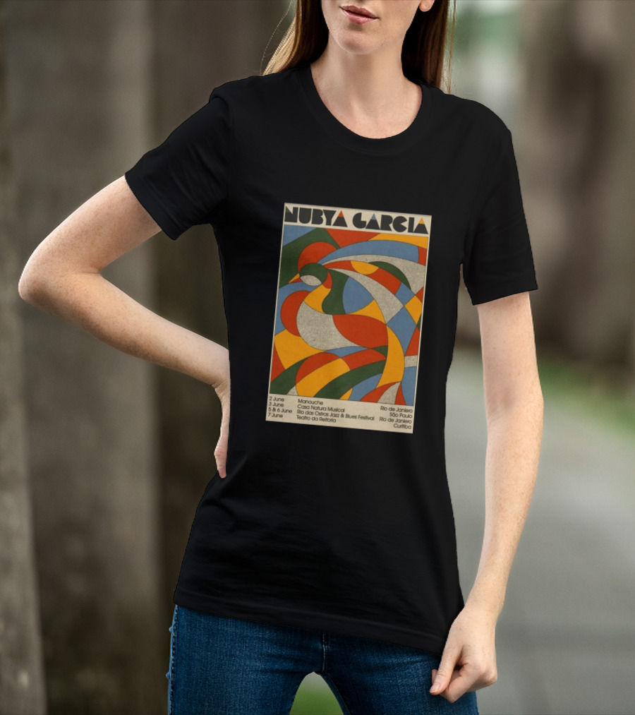 Nubya Garcia 2026 Brazil Tour Manouche Jazz Blues Festival Rio São Paulo Curitiba T-Shirt