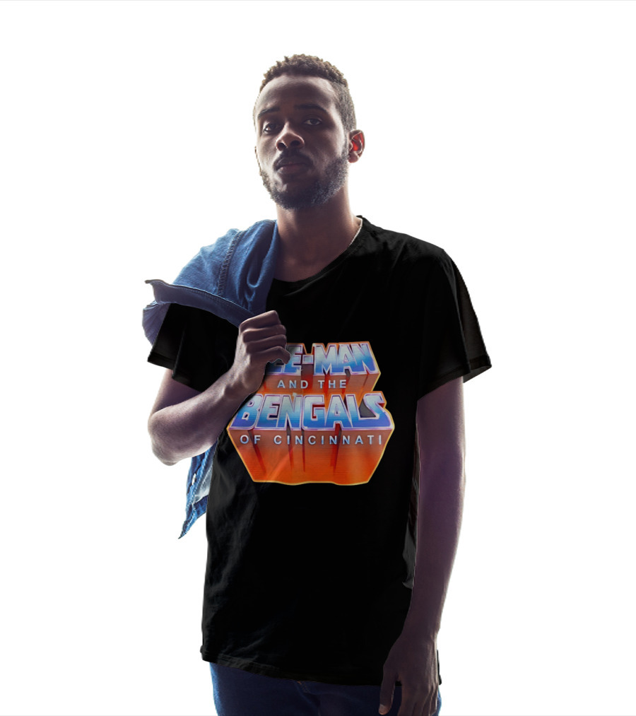 Tee Man And The Bengals Of Cincinnati T-Shirt