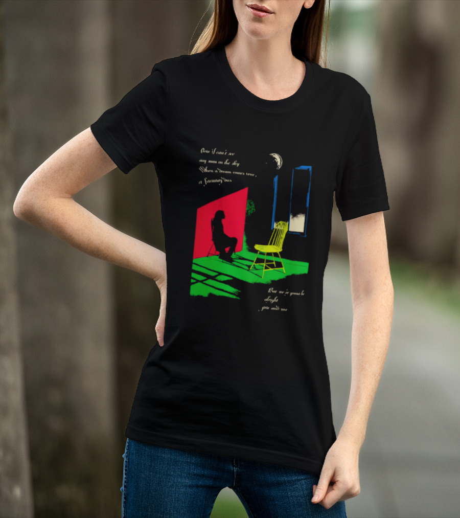 Phoebe Bridgers Chair Tour Shadow Scene With Moon And Writing T-Shirt