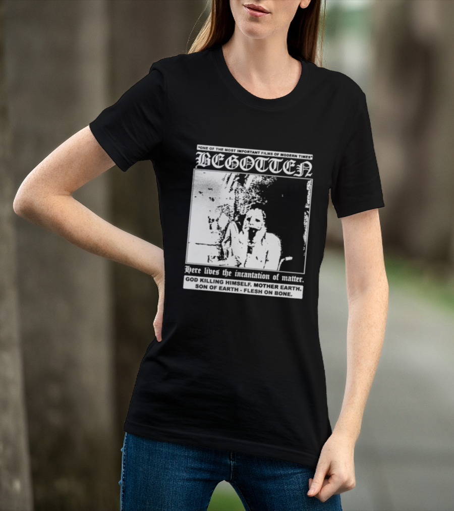 Begotten Most Important Films Modern Times Bootleg Surreal Cult Classic Horror Movie T-Shirt