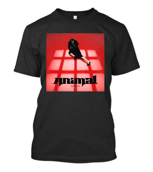 Katseye Animal Red Grid Aesthetic T-Shirt