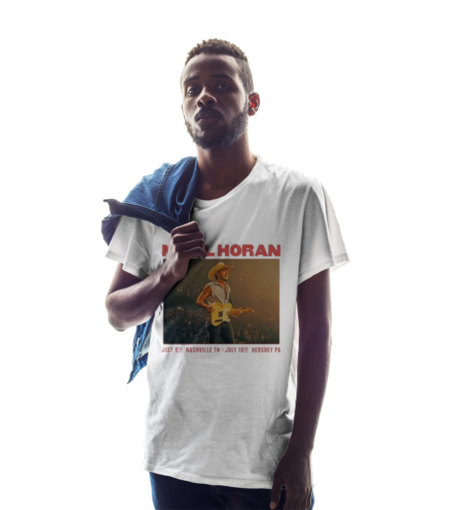 Niall Horan Live Performance Cowboy Hat Guitar Dallas Texas Event T-Shirt