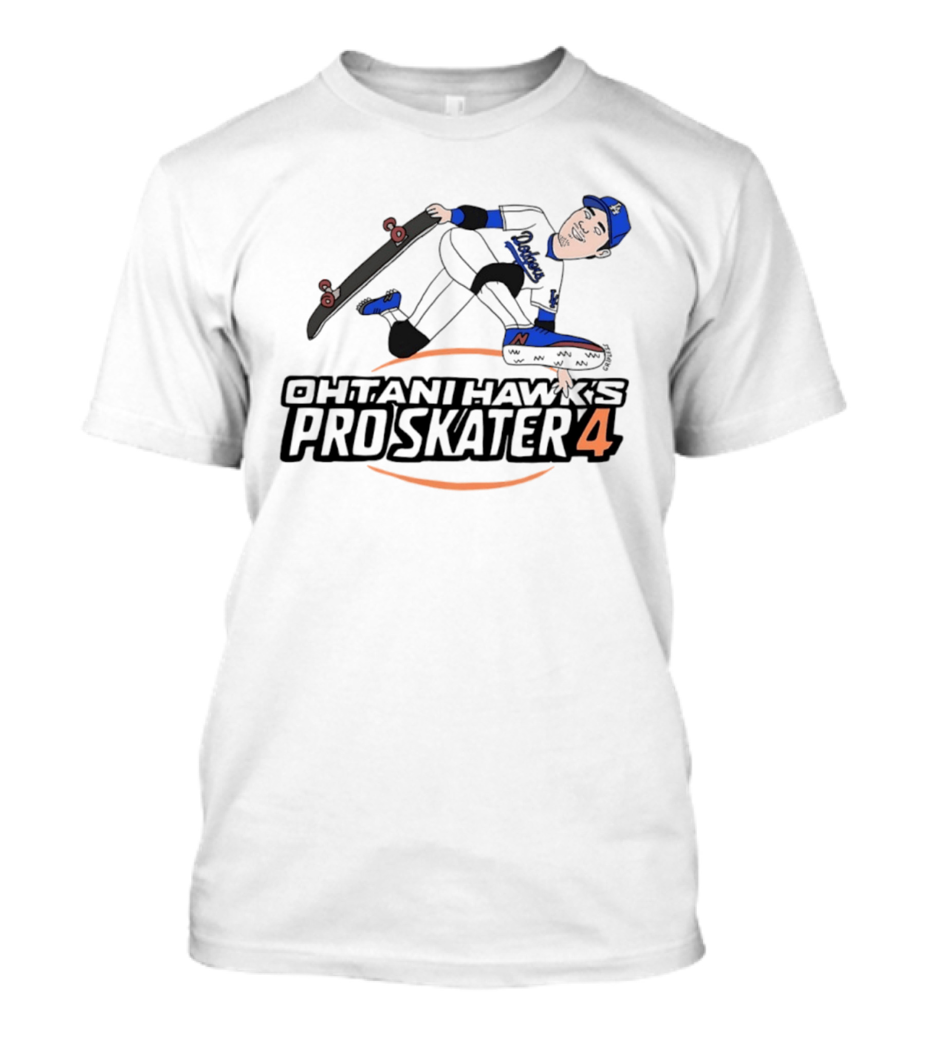 Shohei Ohtani Hawk's Pro Skater 4 Los Angeles Dodgers T-Shirt