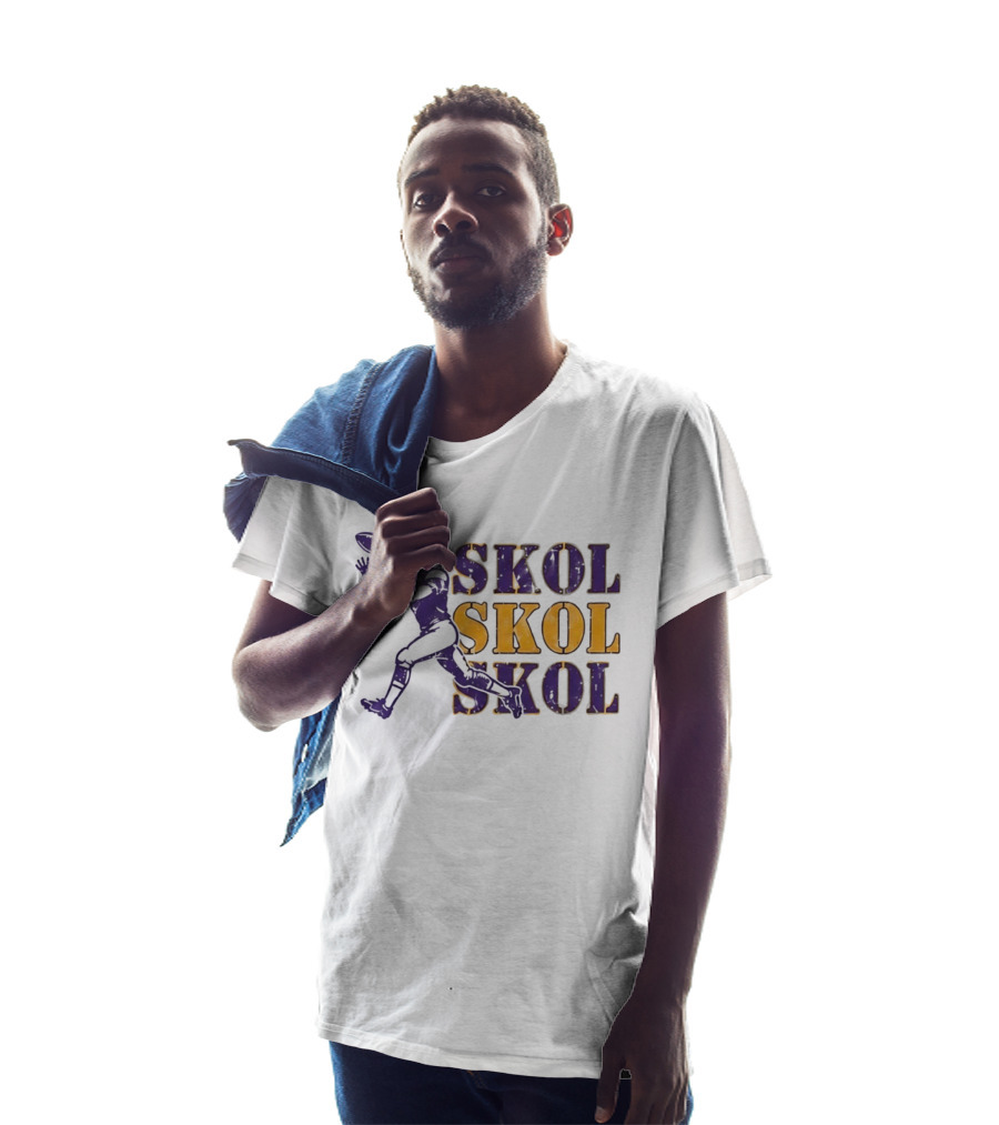 Skol Skol Skol Minnesota Vikings Football Fan T-Shirt