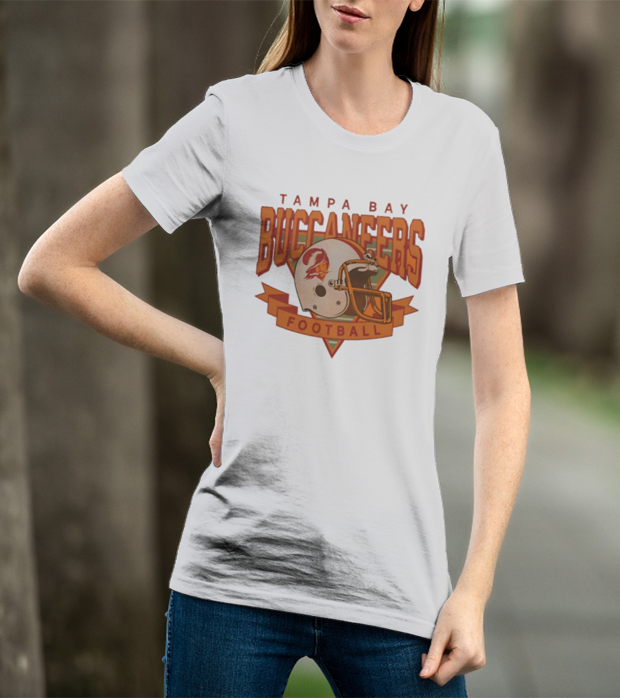 Tampa Bay Buccaneers Football Helmet T-Shirt