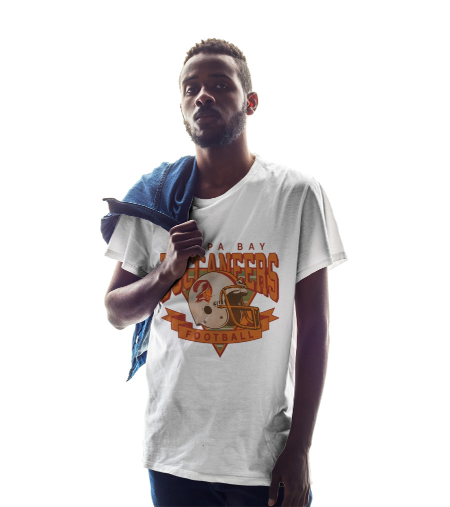 Tampa Bay Buccaneers Football Helmet T-Shirt