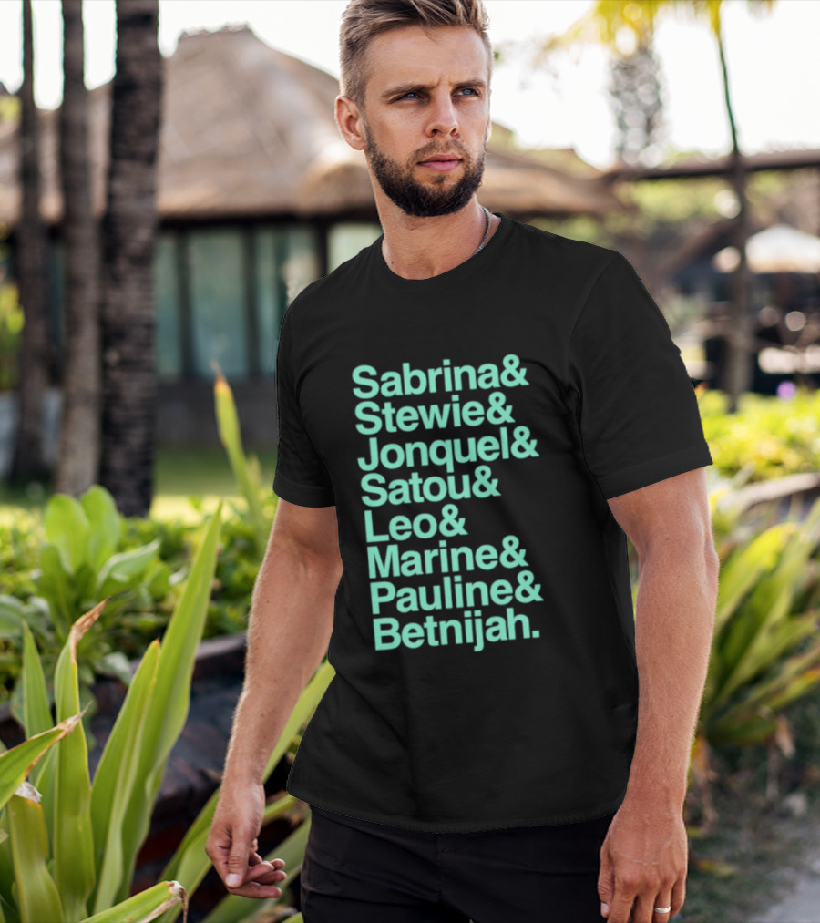 Sabrina Stewie Jonquel Satou Leo Marine Pauline Betnijah New York Liberty 2026 WNBA Players T-Shirt