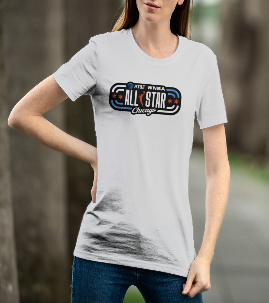 AT&T WNBA All Star Chicago 2026 United Center July 25 T-Shirt