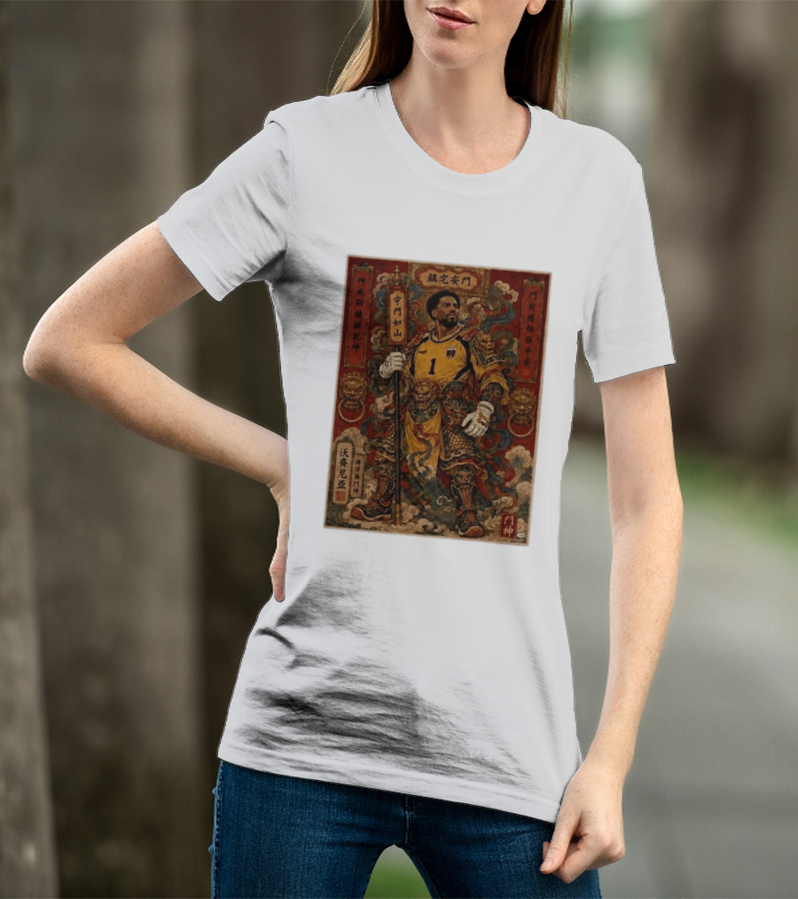 Cape Verde Goalkeeper Vozninha Door God Guardian T-Shirt