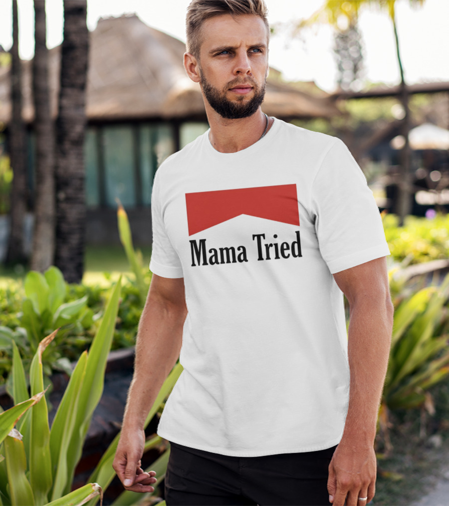 Mama Tried Red Chevron T-Shirt