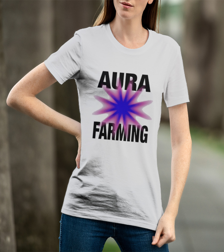 Farming Aura Starburst Energy Visual T-Shirt