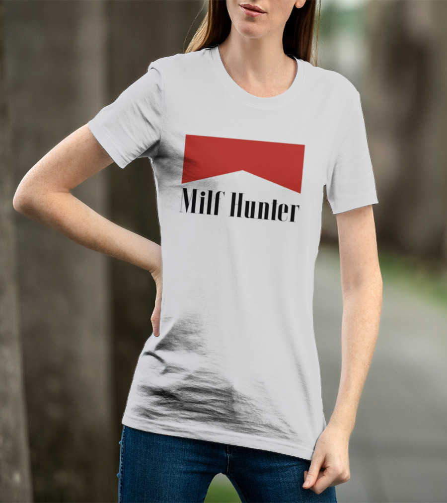 Milf Hunter Marlboro Red Crest T-Shirt