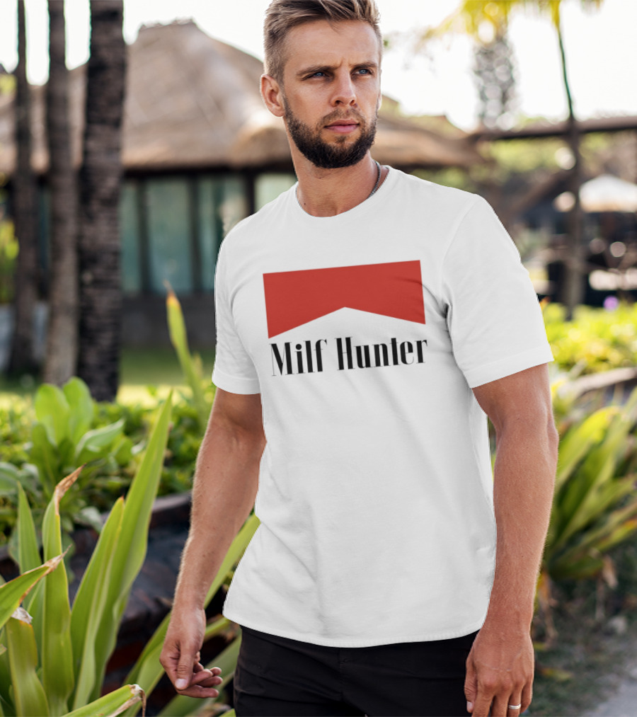 Milf Hunter Marlboro Red Crest T-Shirt