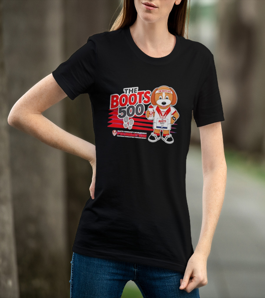 The Boots 500 Saints Community Development Foundation Adventures T-Shirt