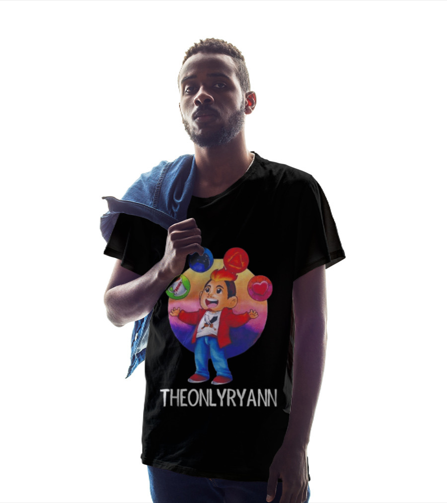 THEONLYRYANN Colorful Iconic YouTuber Gaming T-Shirt
