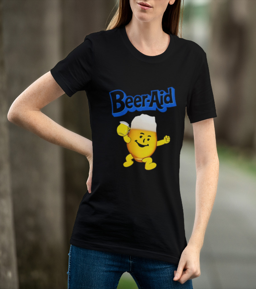 Beer Aid Kool Aid Beer Alcohol Party Humor T-Shirt