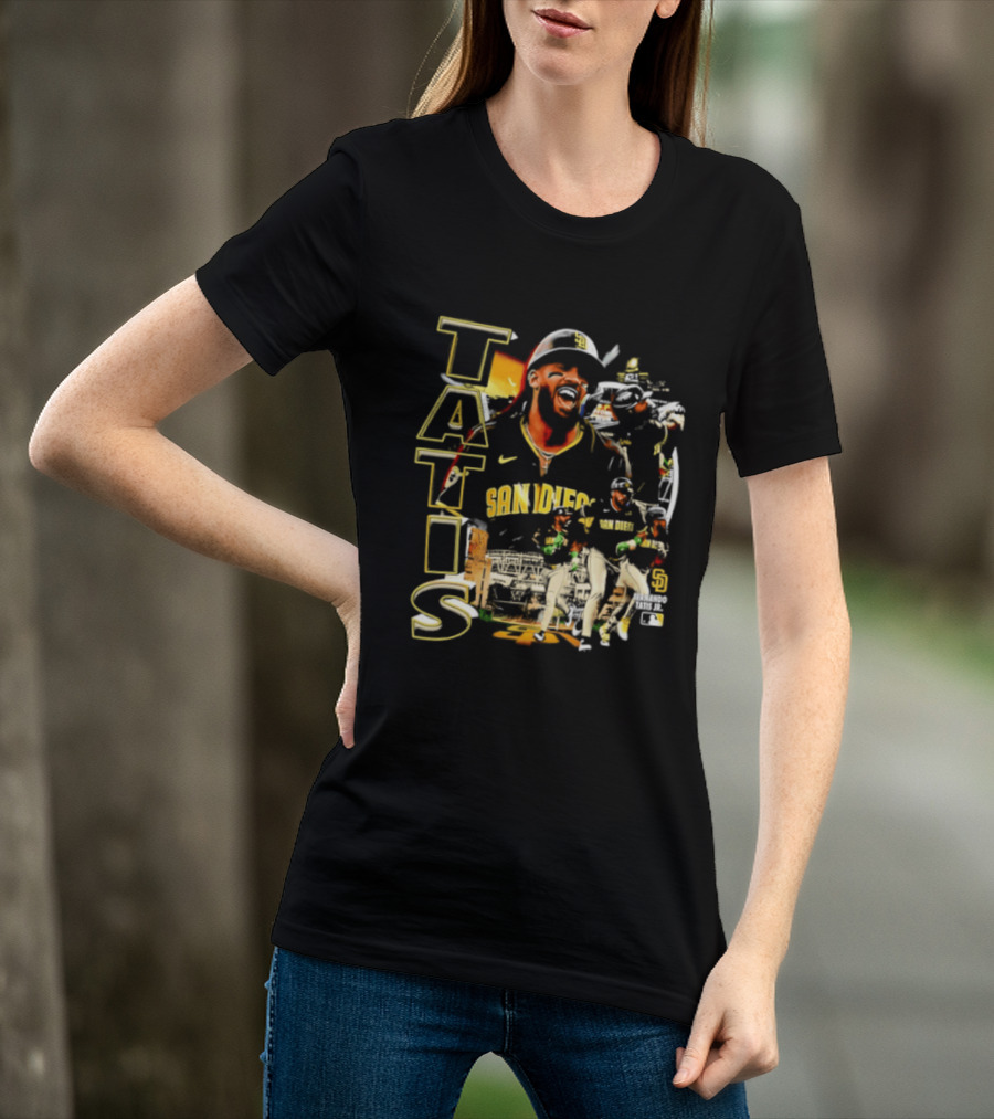 San Diego Padres Tatis Jr. 2026 MLB Collage T-Shirt
