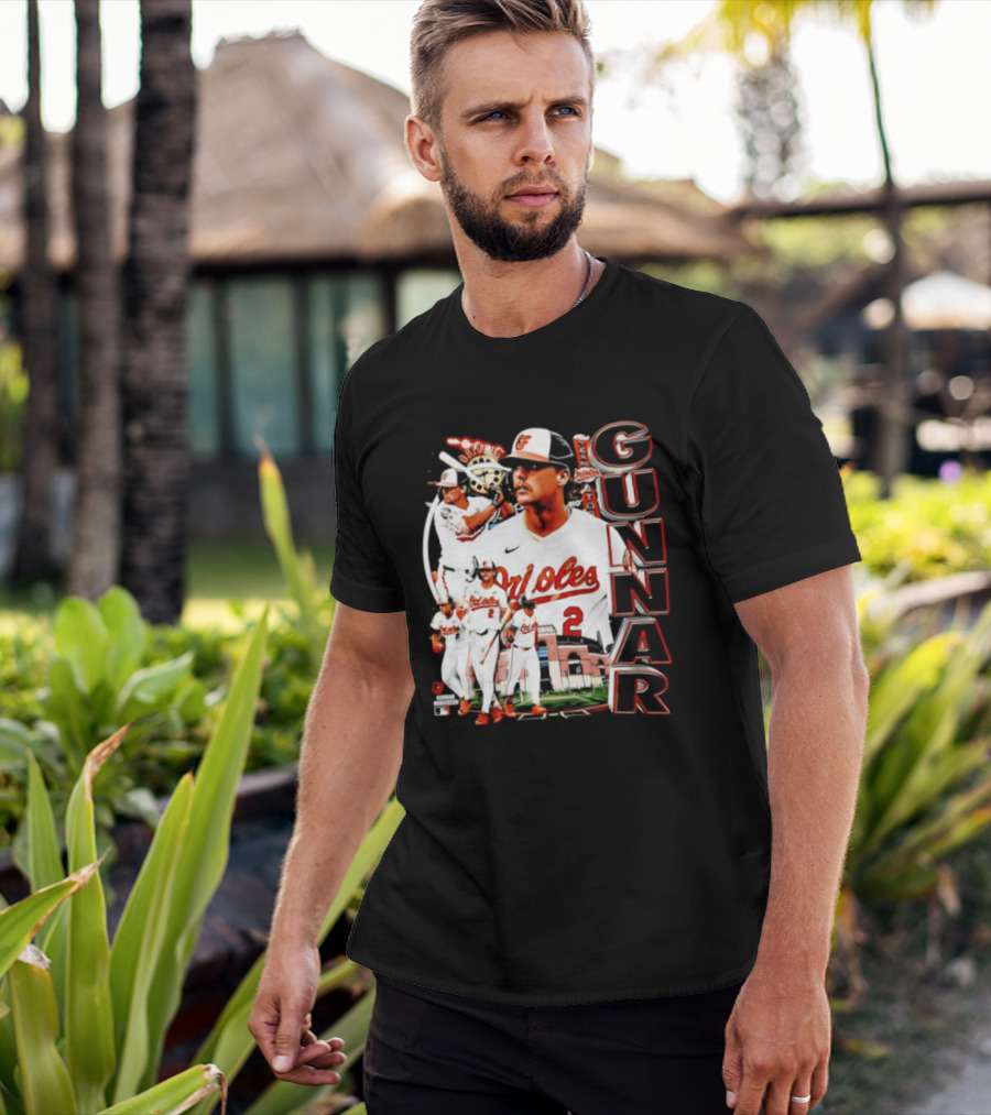 Gunnar Henderson Baltimore Orioles MLB 2026 Collage T-Shirt
