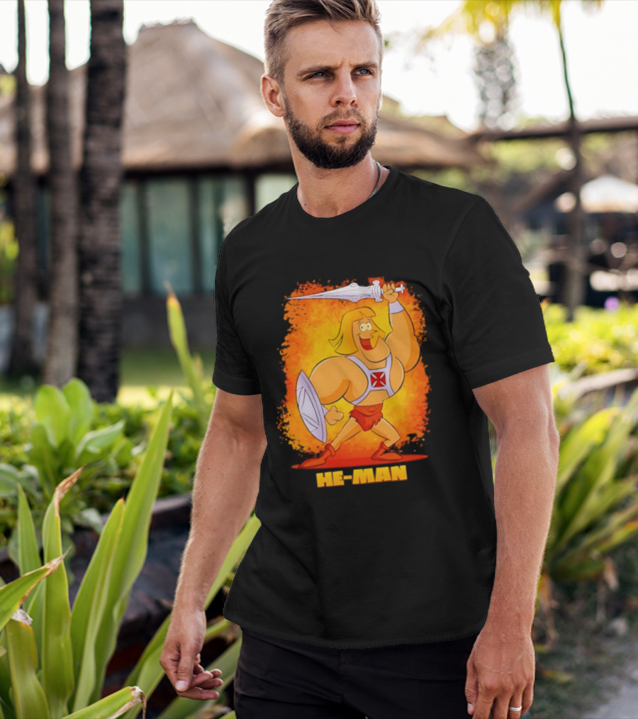He Man Power Sword Masters Of The Universe Retro 80s T-Shirt