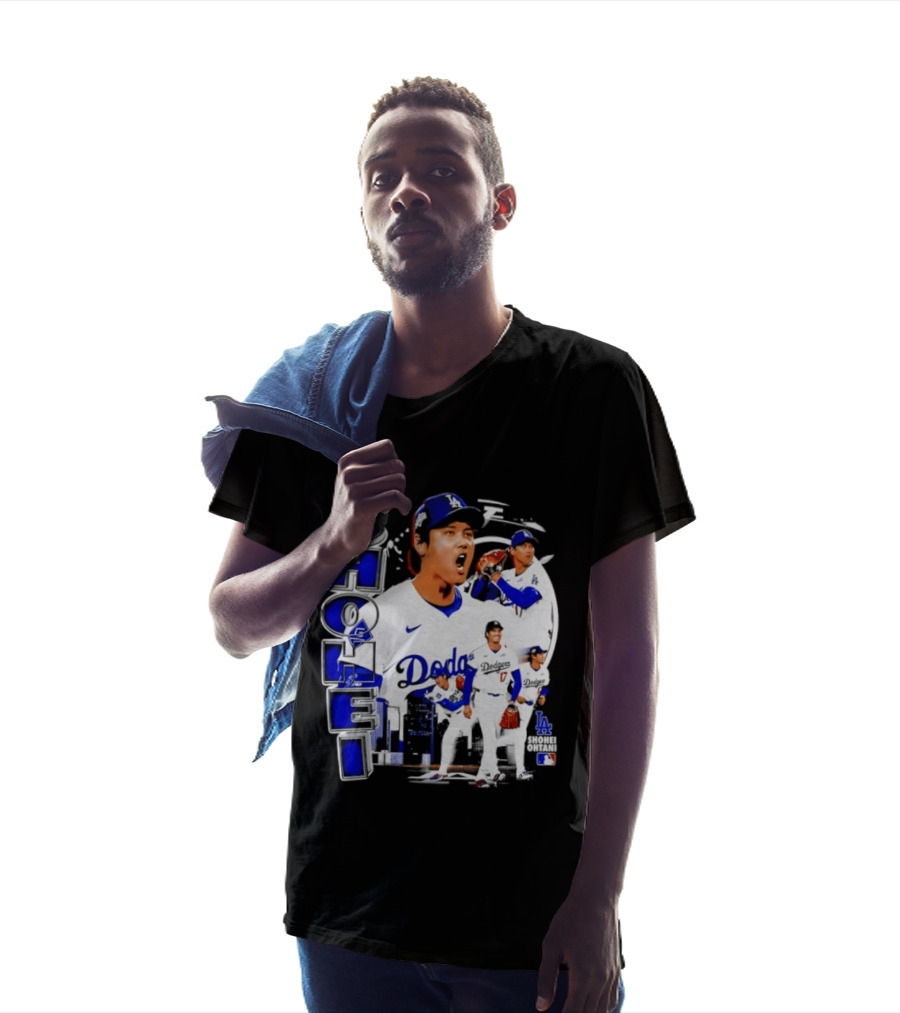 Shohei Ohtani Los Angeles Dodgers MLB 2026 Dodgers Collage T-Shirt