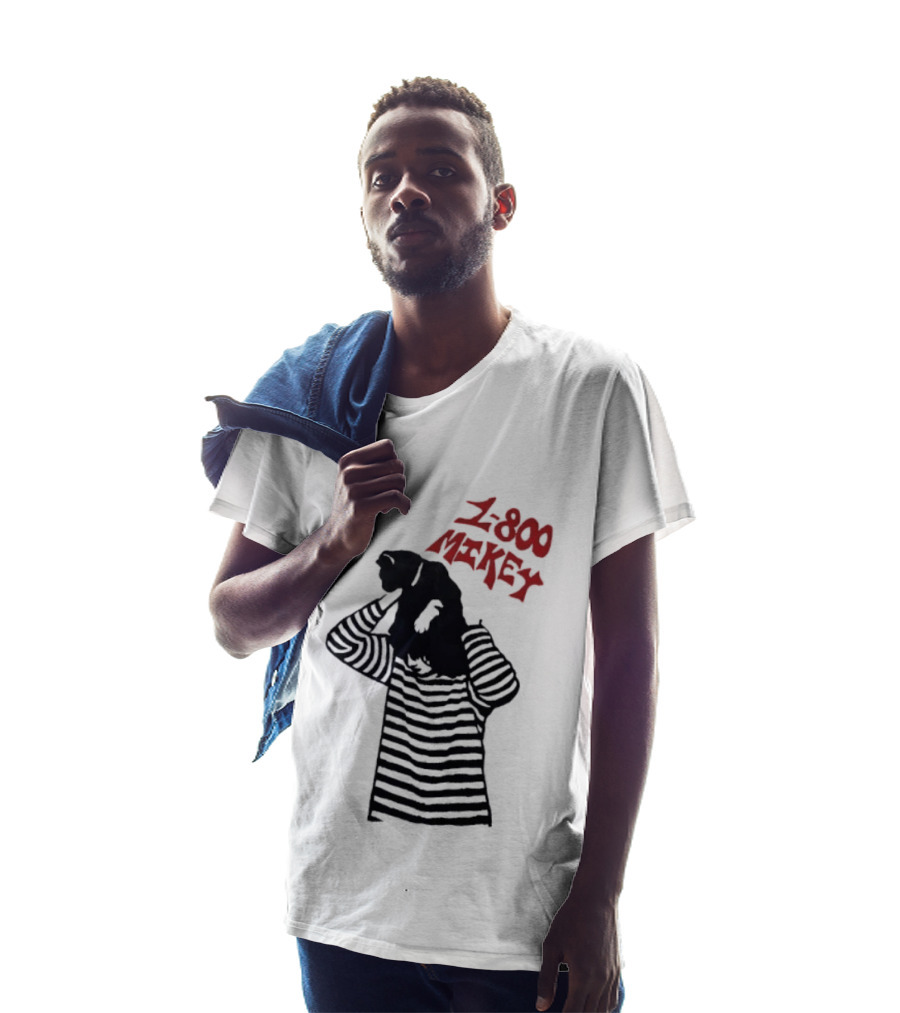 1 800 Mikey Striped Sweater T-Shirt