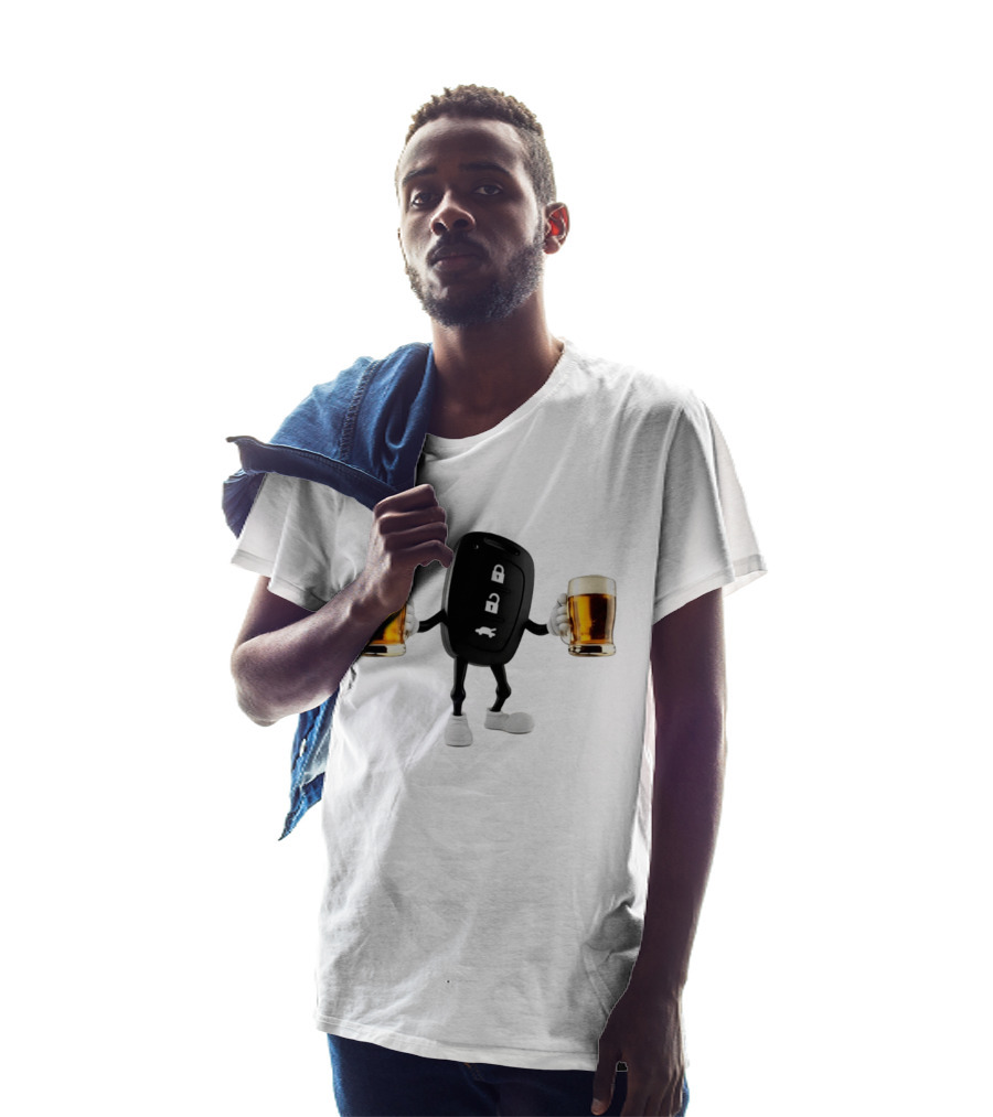 Car Keys Beer S Lock Unlock Funny Meme T-Shirt