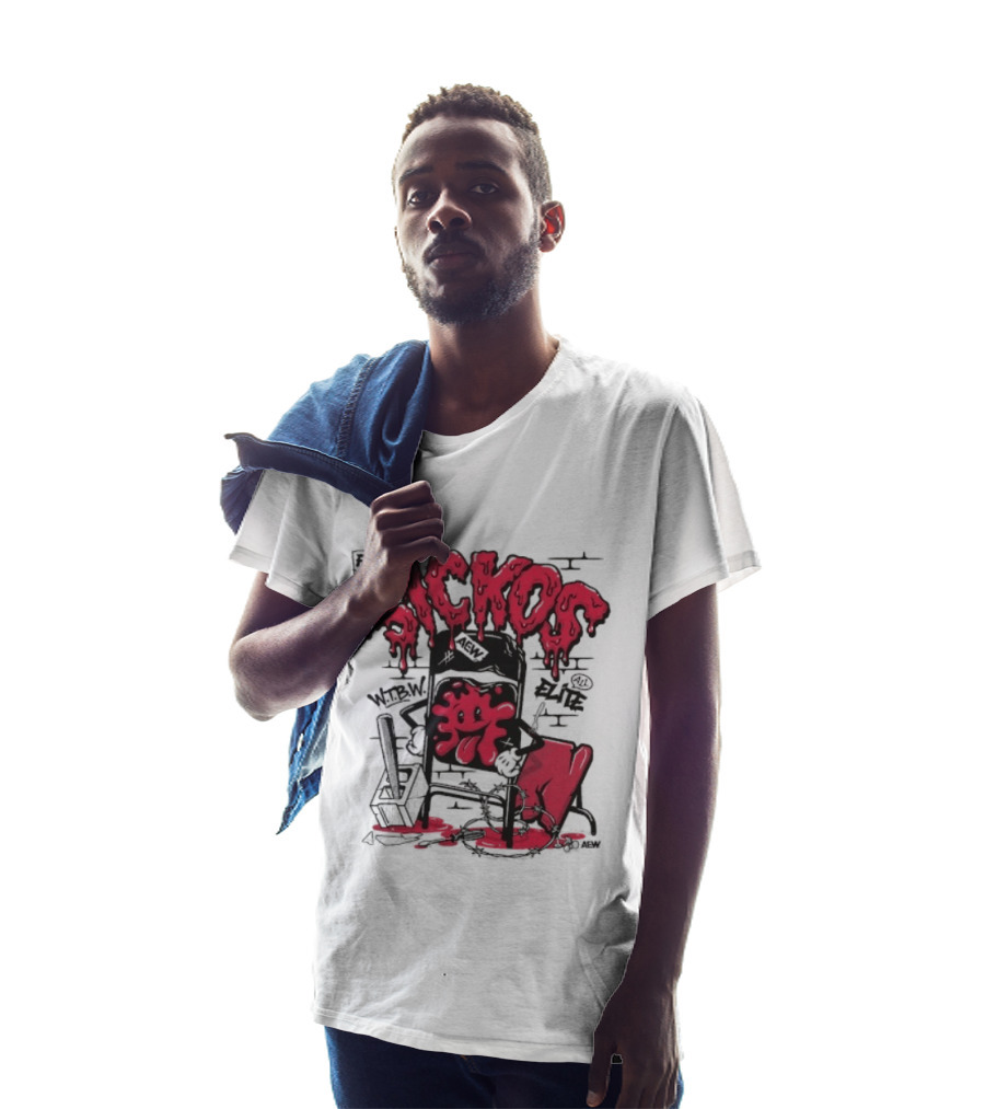 For The Sickos AEW All Elite Wrestling Dripping Graffiti T-Shirt