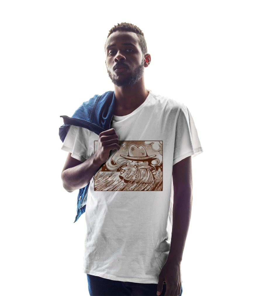 Pompompurin Detective Adventure In Wheat Field Sanrio Scene T-Shirt