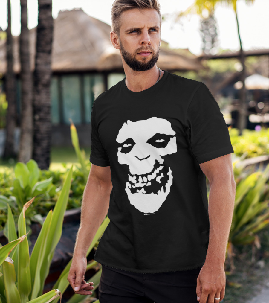 Halftime A Bathing Ape Misfits Fiend Skull T-Shirt