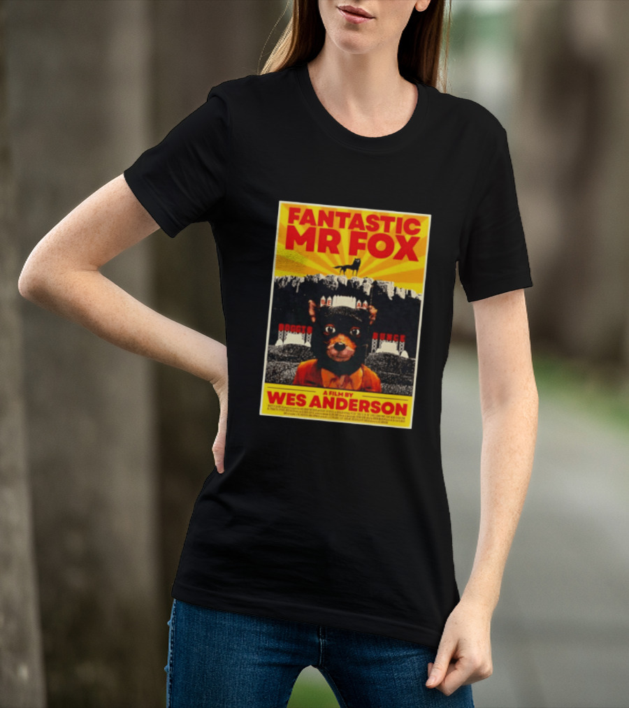 Fantastic Mr Fox Wes Anderson Film Boggis Bunce Bean Be An Animal T-Shirt