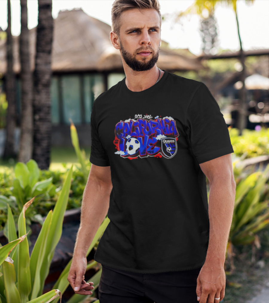 San Jose California Love Quakes Soccer 1974 T-Shirt
