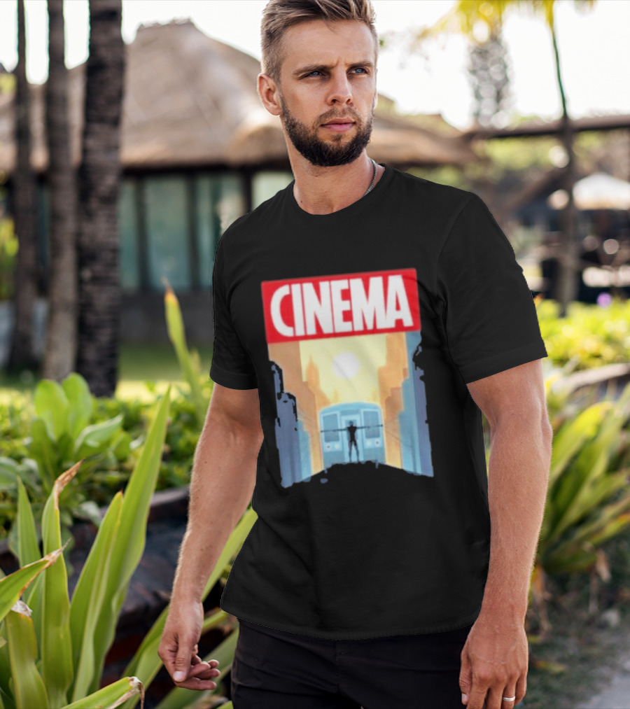 Screencrush Cinema Spidey Subway Sunset Scene T-Shirt