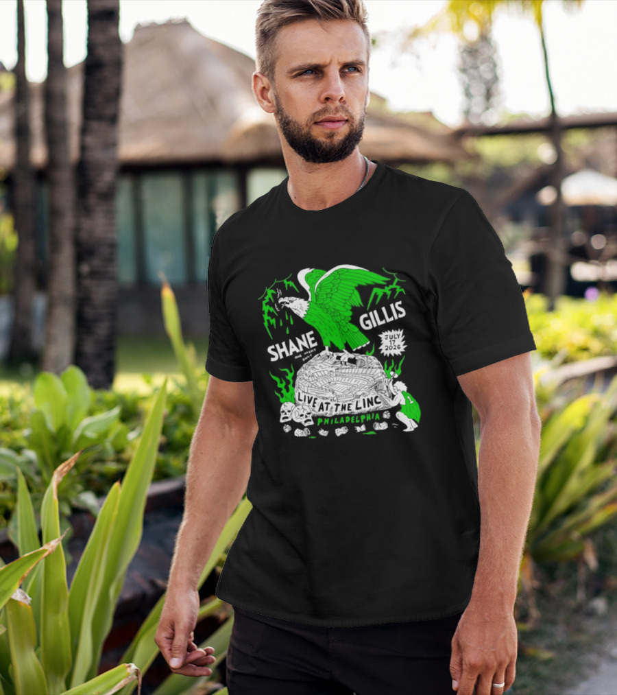 Shane Gillis Live At The Linc Philadelphia July 17 2026 Eagle T-Shirt