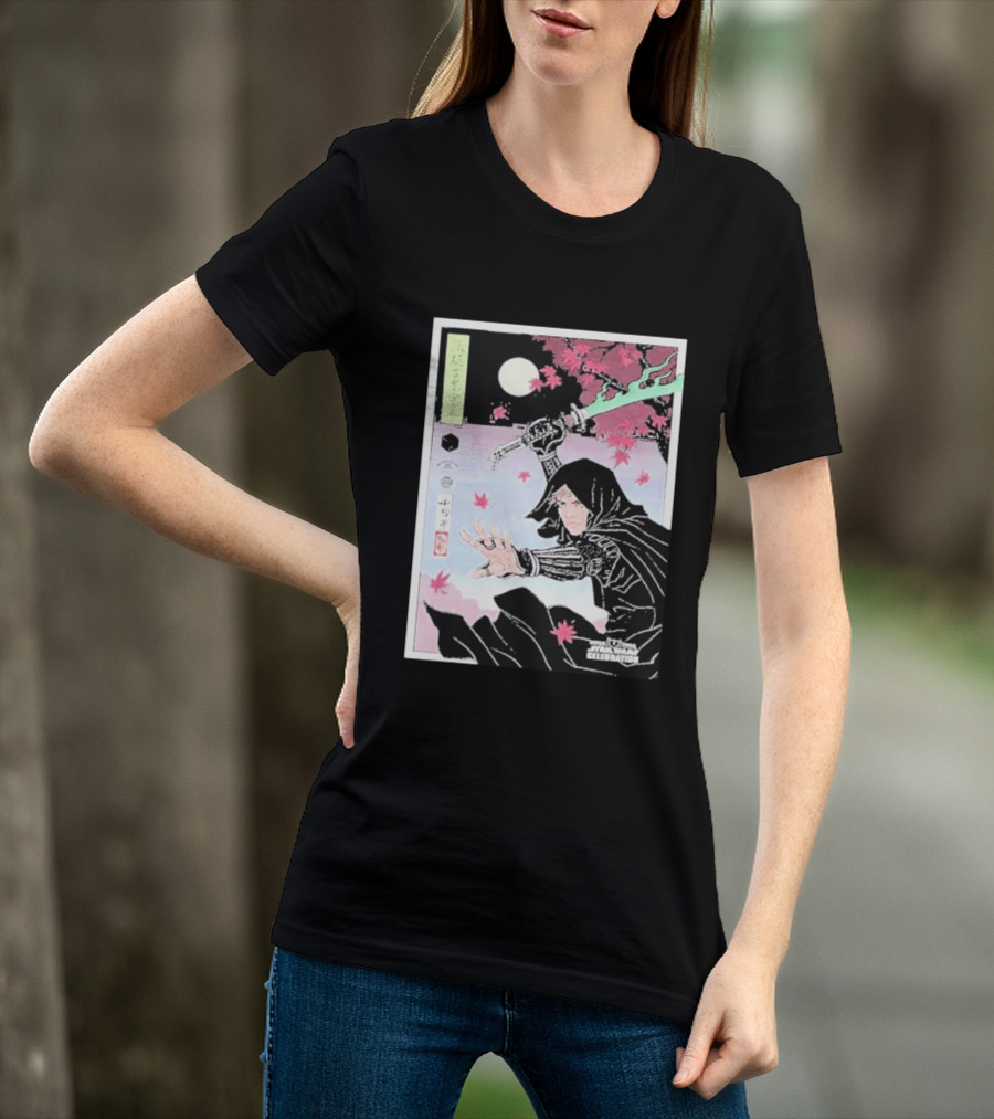 Star Wars Celebration Japan 2025 Luke Skywalker Samurai Art Final Reveal T-Shirt
