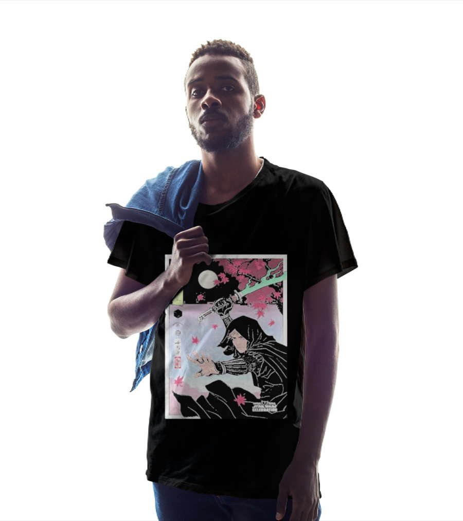 Star Wars Celebration Japan 2025 Luke Skywalker Samurai Art Final Reveal T-Shirt