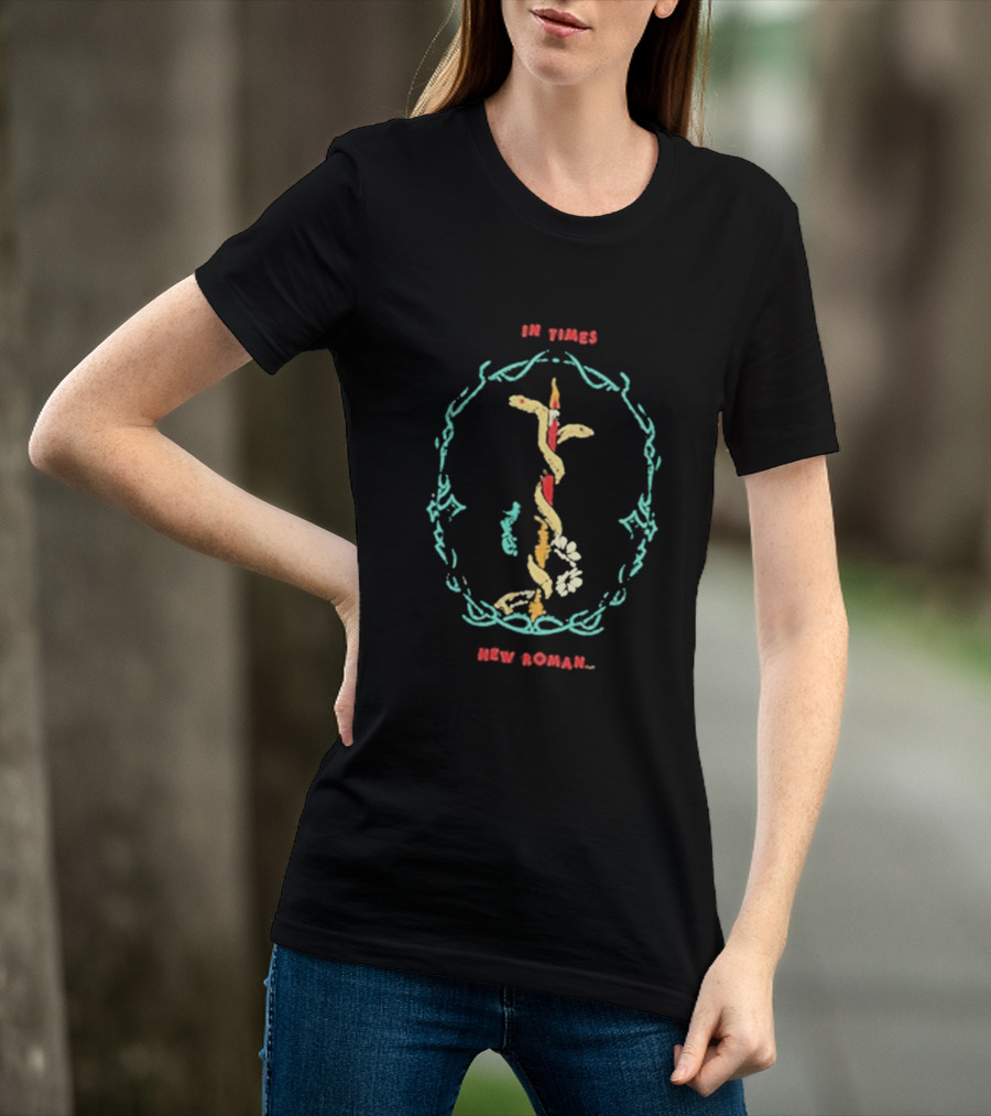 Queens Of The Stone Age In Times New Roman Snake T-Shirt